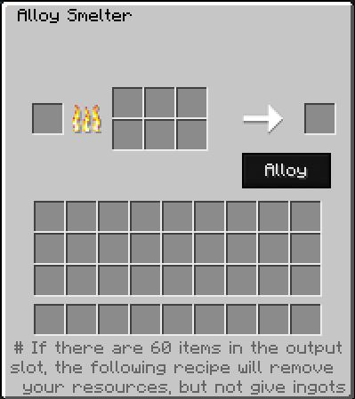 Alloy Smelter GUI