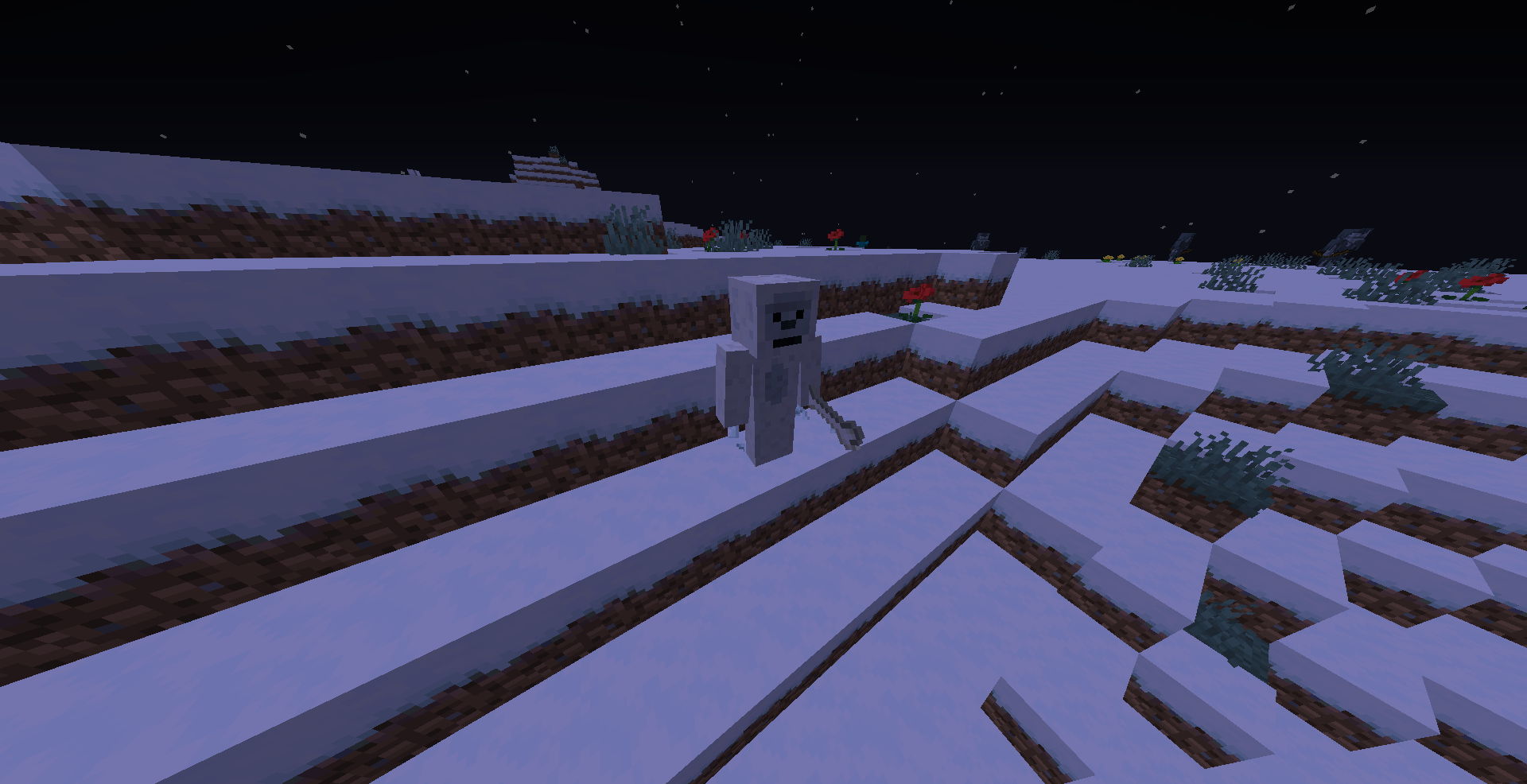 This strong mob spawns at night in snowy biomes. It drops the Yeti Heart which is used to craft the Snowy Orb.