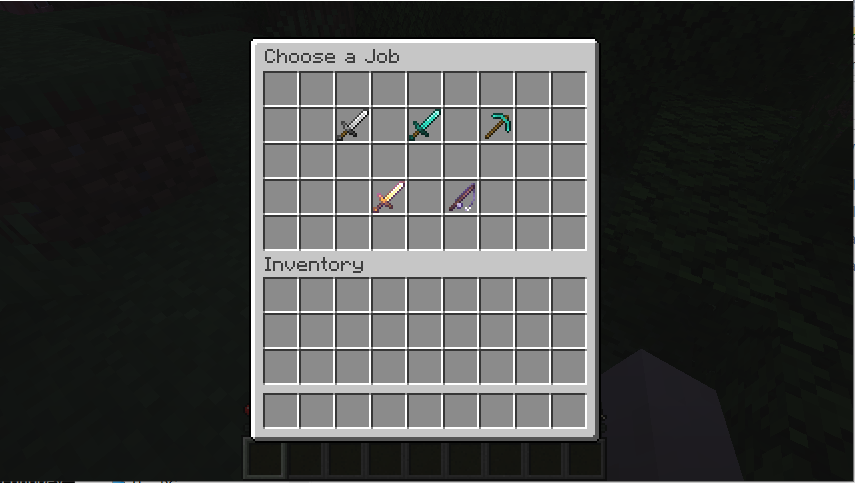 The Choose Jobs GUI 100% configurable in config