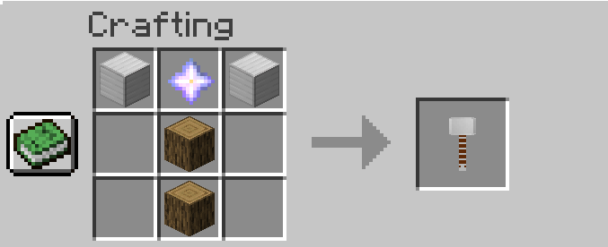 Hammer crafting recipe