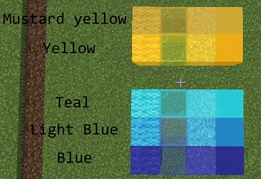 Color Comparison / Yellow - Blue