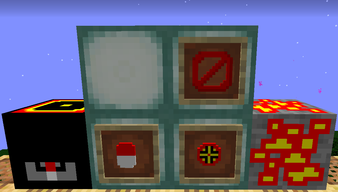 The blocks and items (do not a barrier)