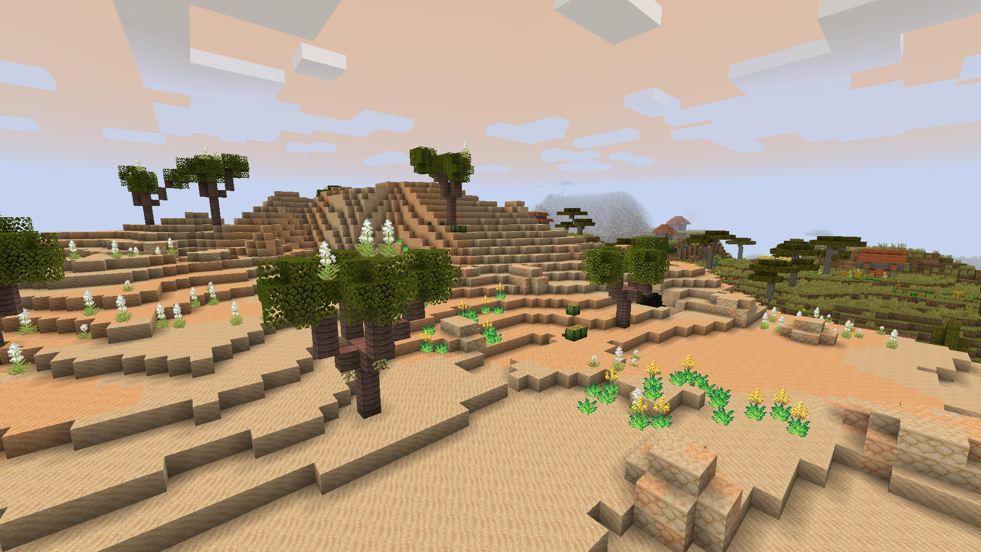 A dunes biome from the Atmospheric mod