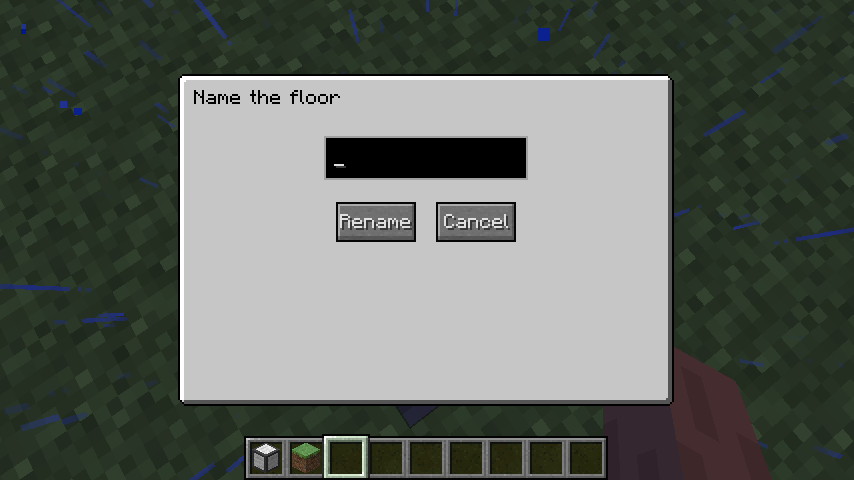 Floor Naming GUI