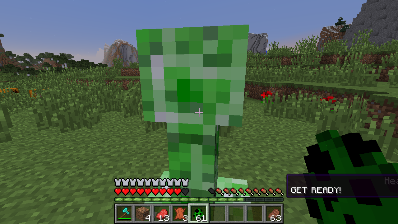 Have a better chance of surviving creeper explosions!