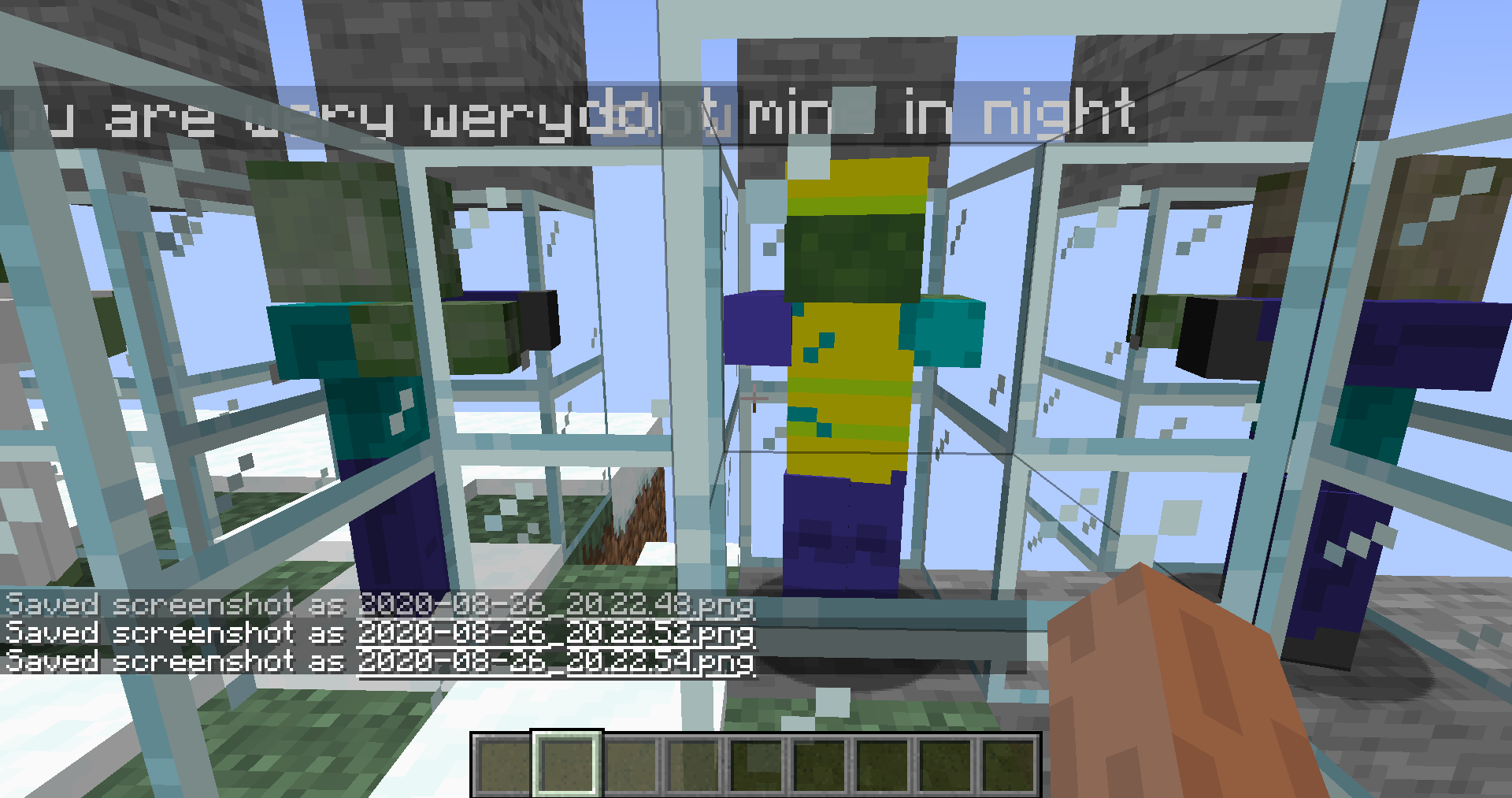 he was a miner
thats why you dont mine at night