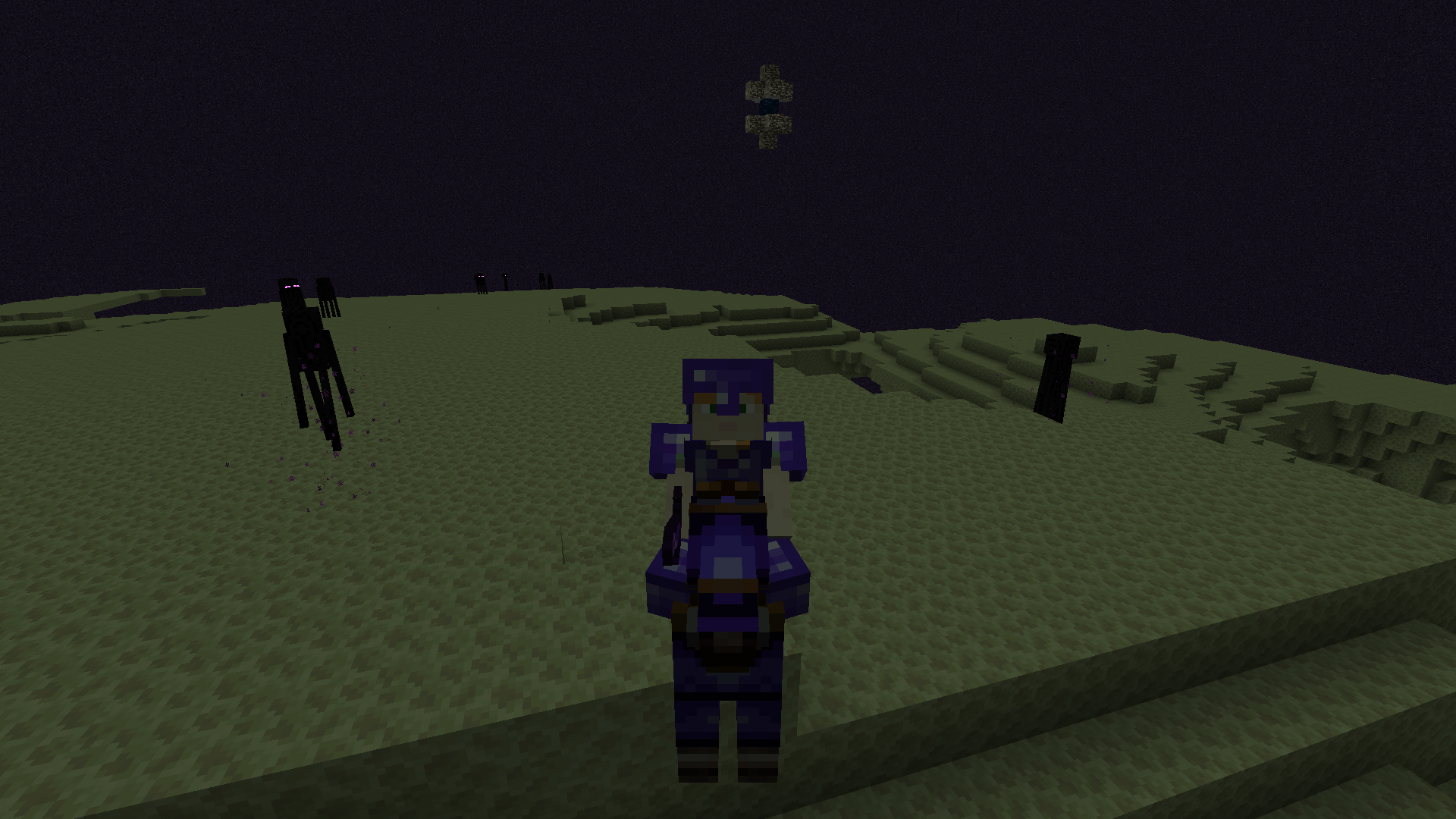 Riding a horse in the end