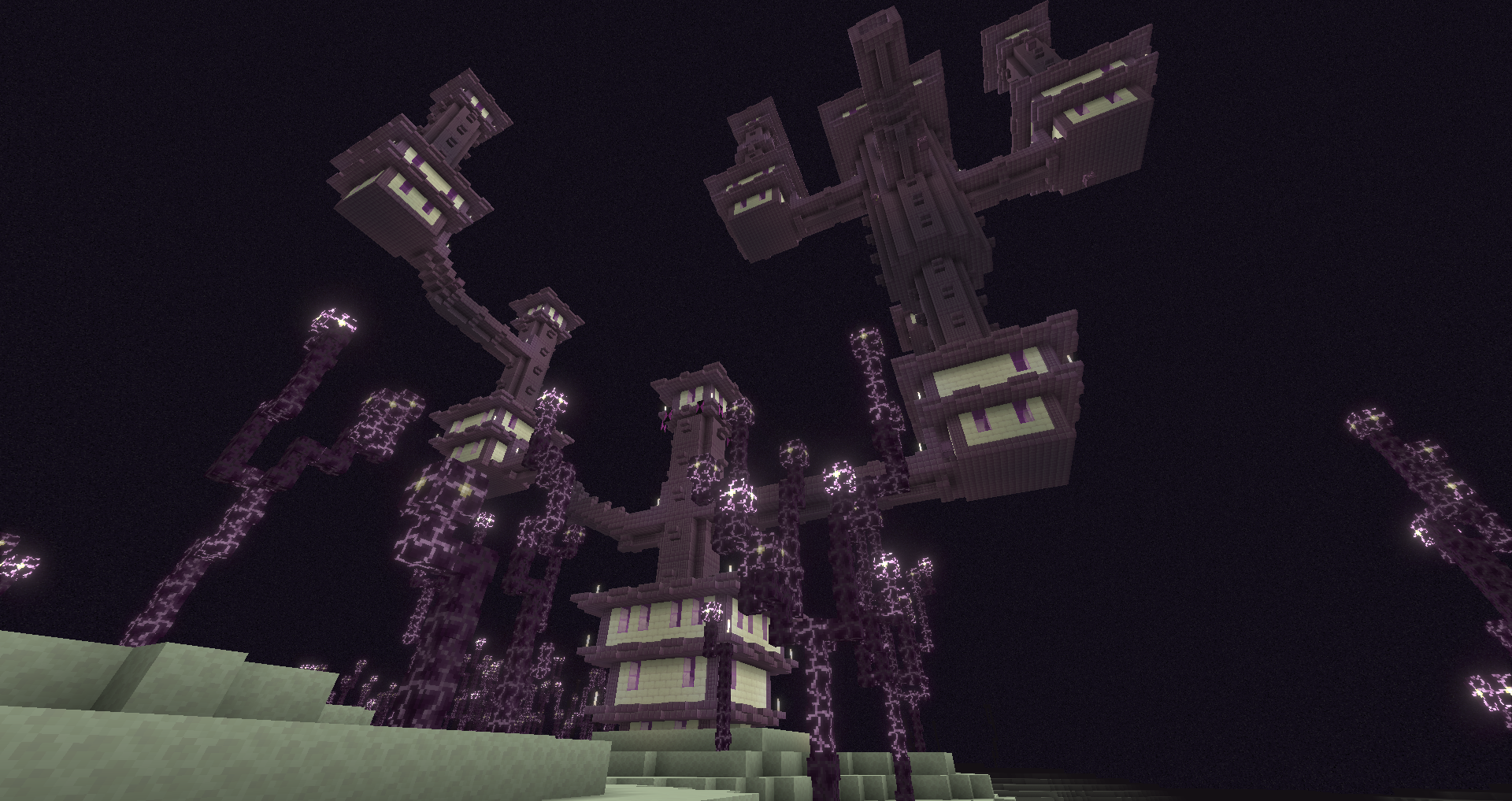 End City with shaders