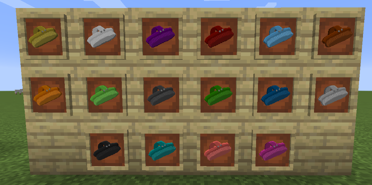 Also not useable yet, but once horses are added, a grooming system will be introduced.