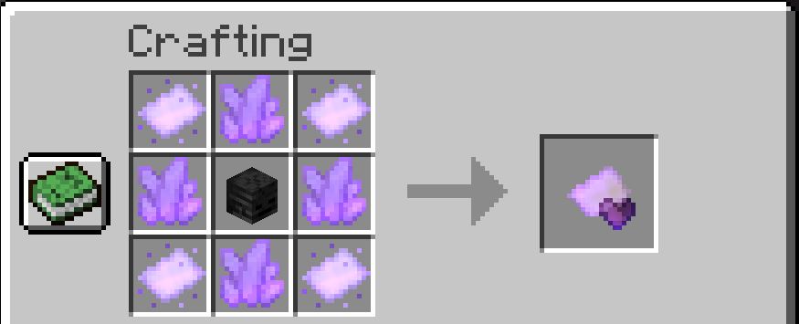 Crafting Recipe from The Page Of The Wither Skull