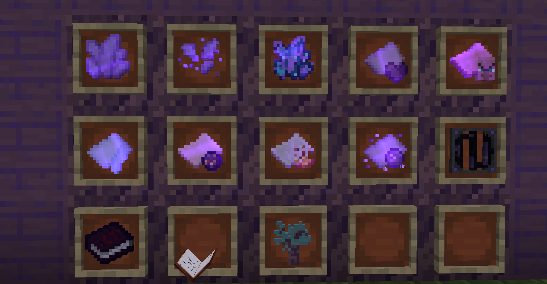 All the items in build 1.04