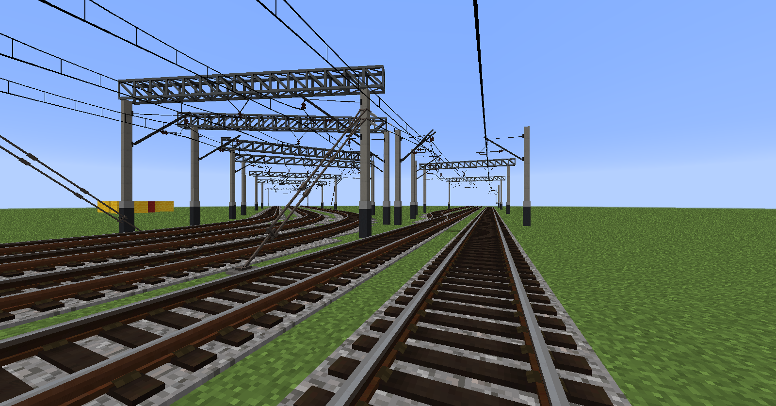 Turning the station catenary