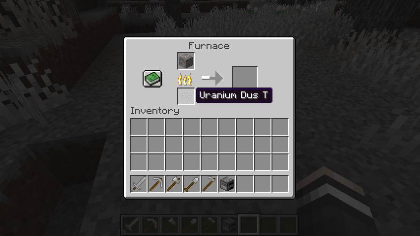 Uranium dust