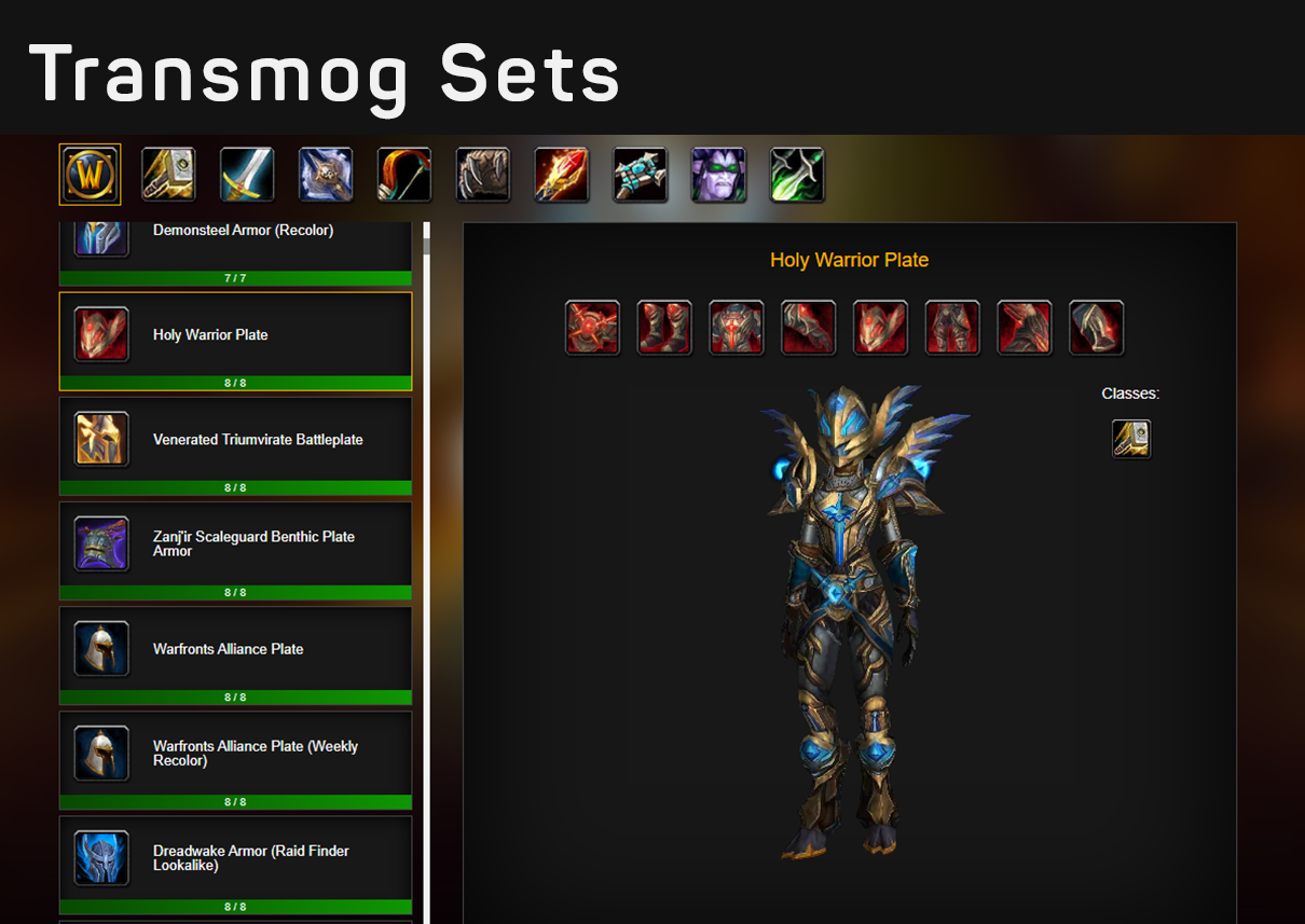 Transmog Sets