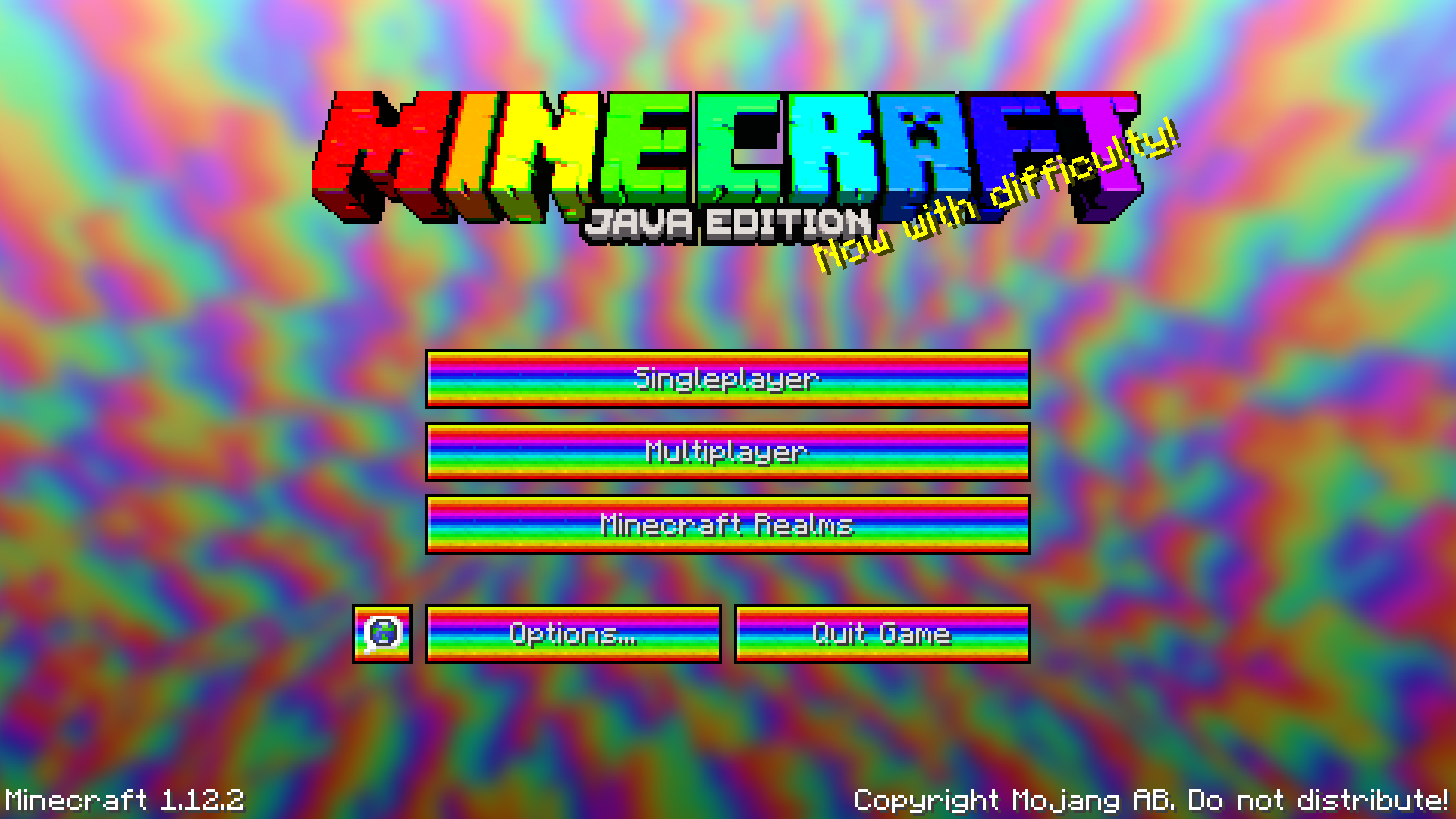 The title screen