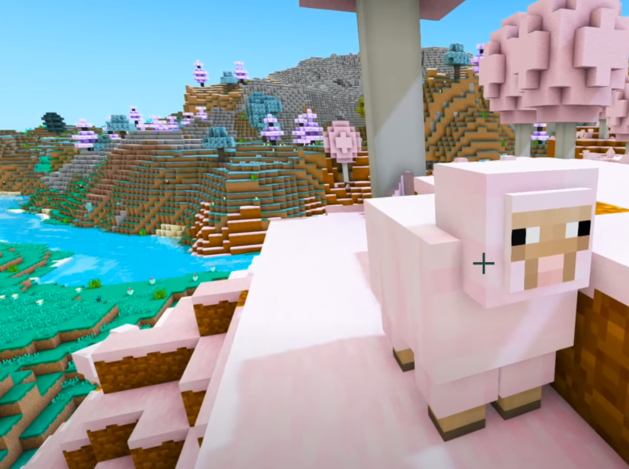 Candy pink sheep