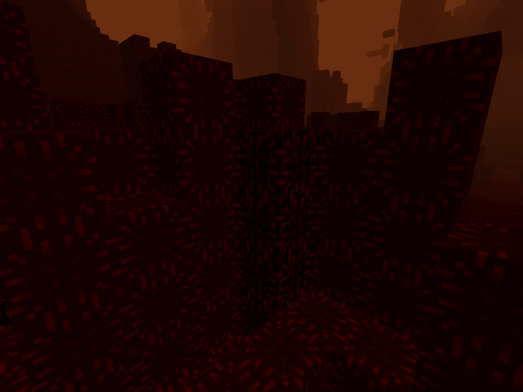 Exposed Zilch Wood from the inside of a monolith