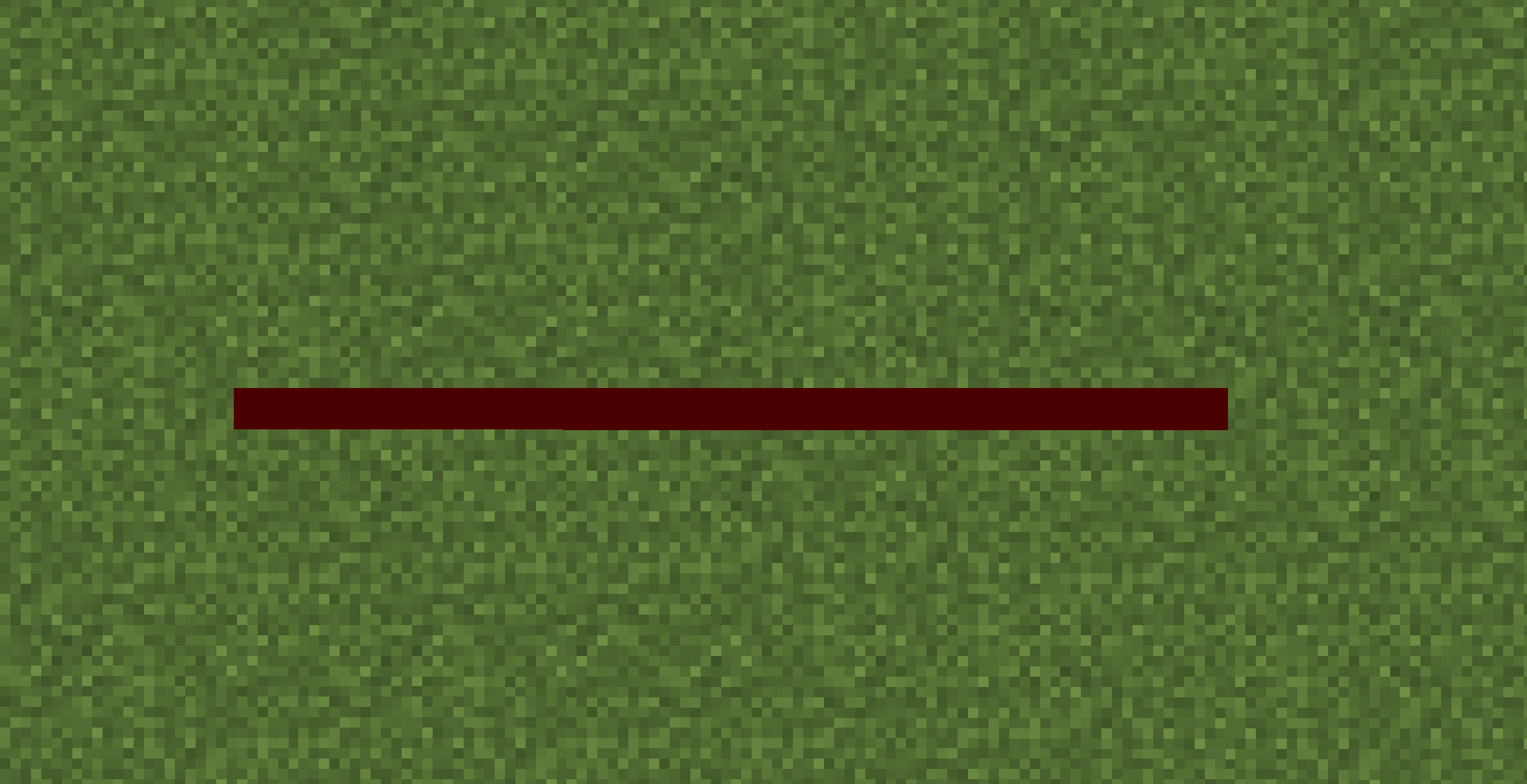 line of redstone