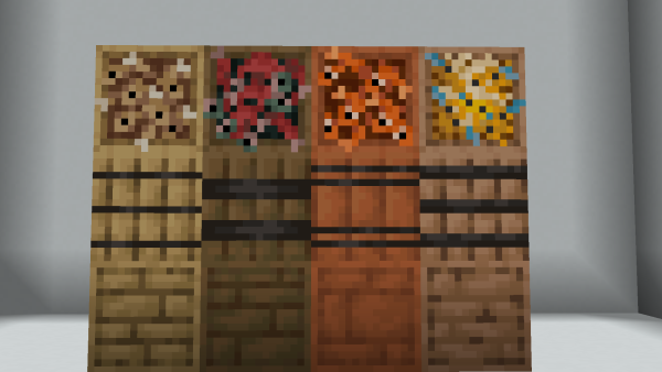 The new blocks added by this mod