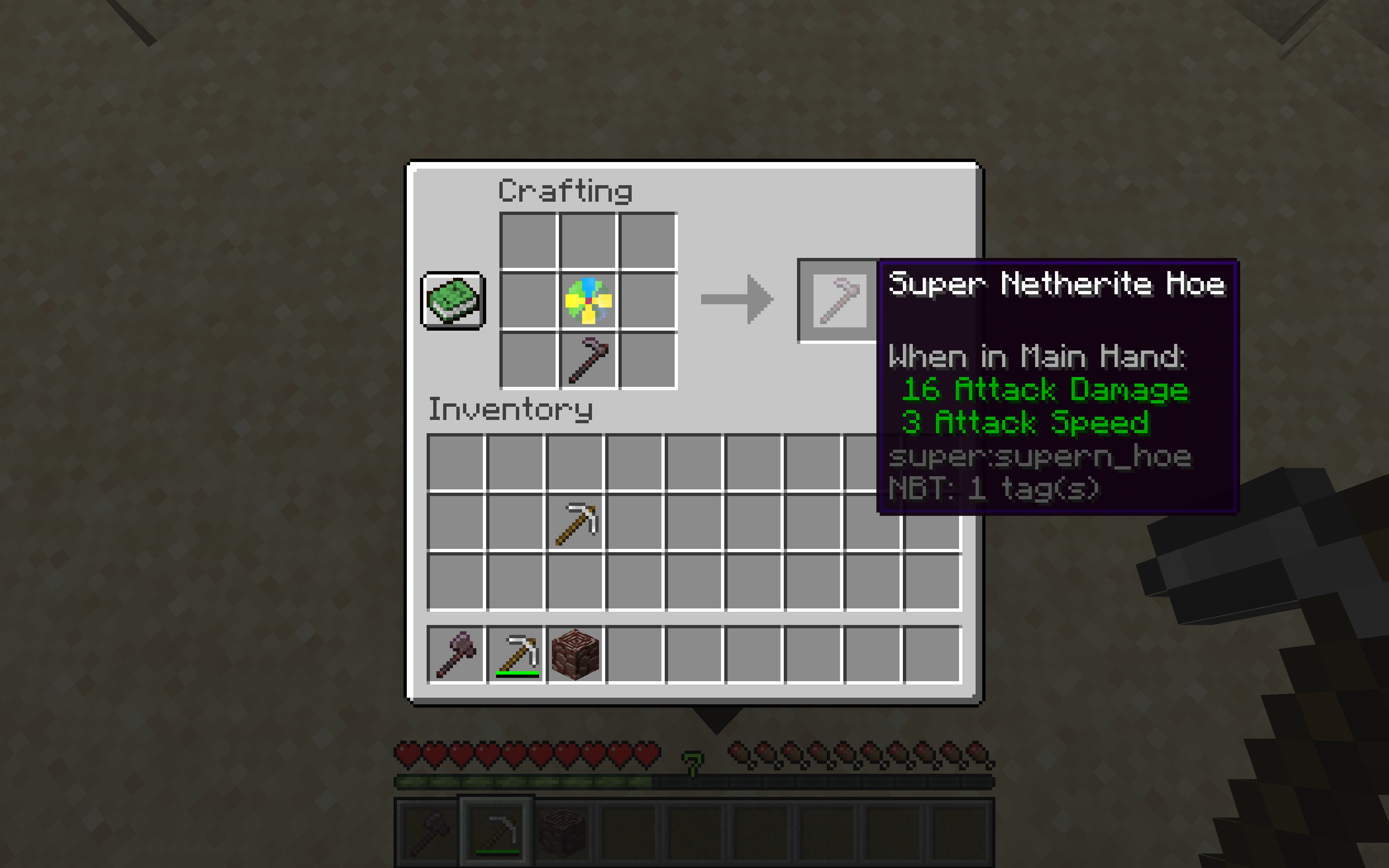 How to make Super Netherite Hoe