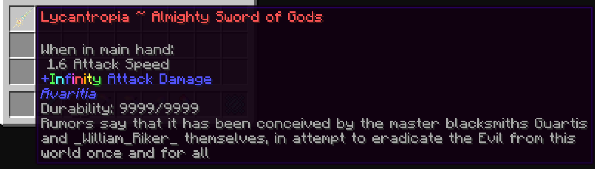 well, this is the final item and the goal of the modpack, that's it