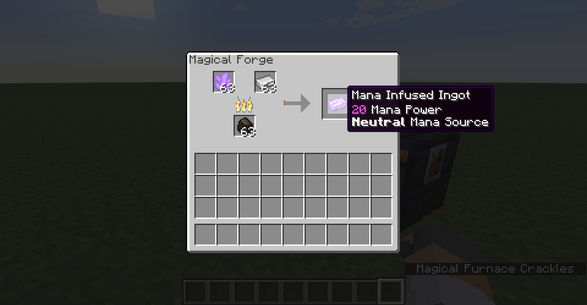 Merg specific items together in the magical forge.