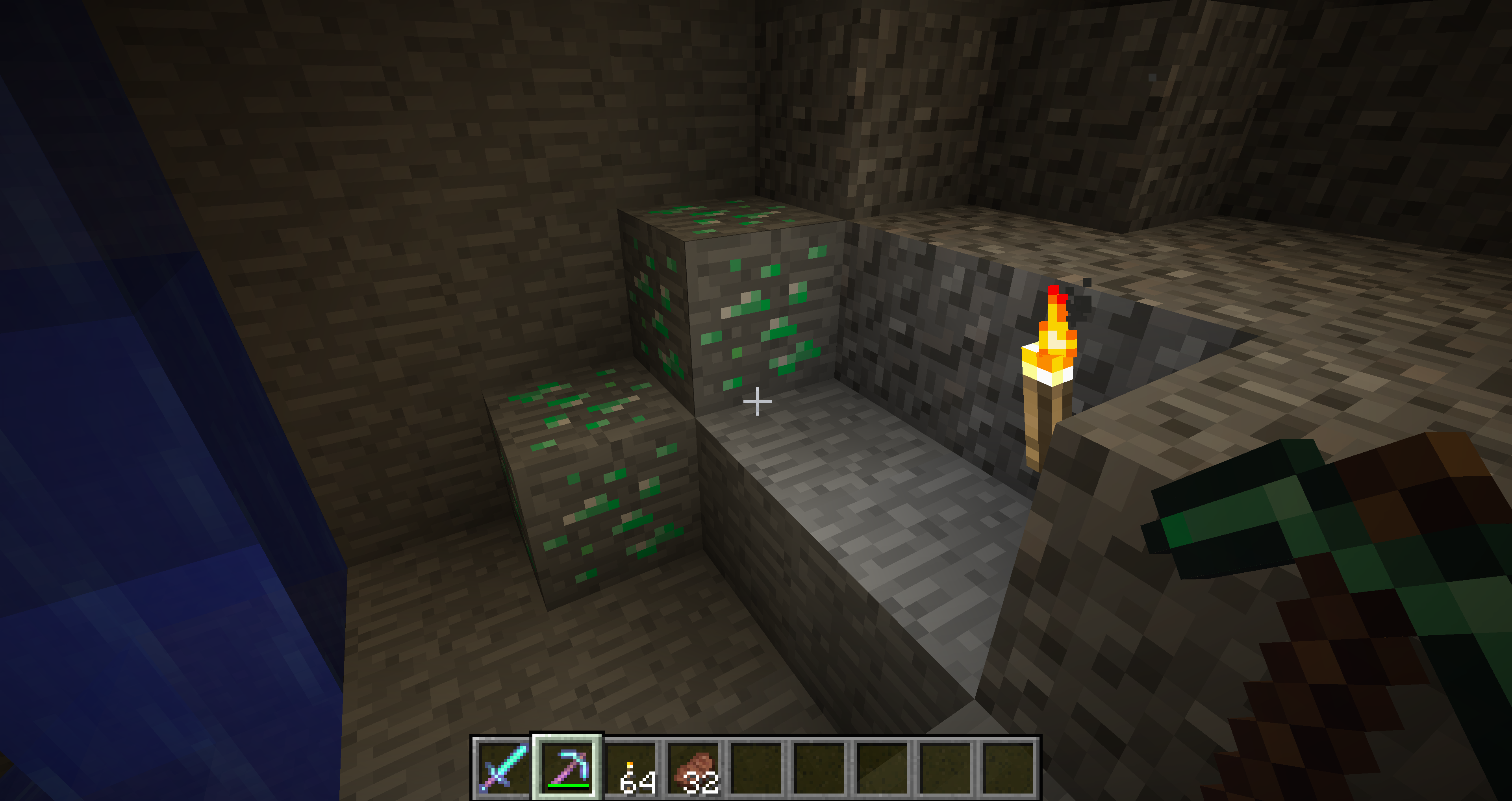 Finding some Thanite in a cave :)
