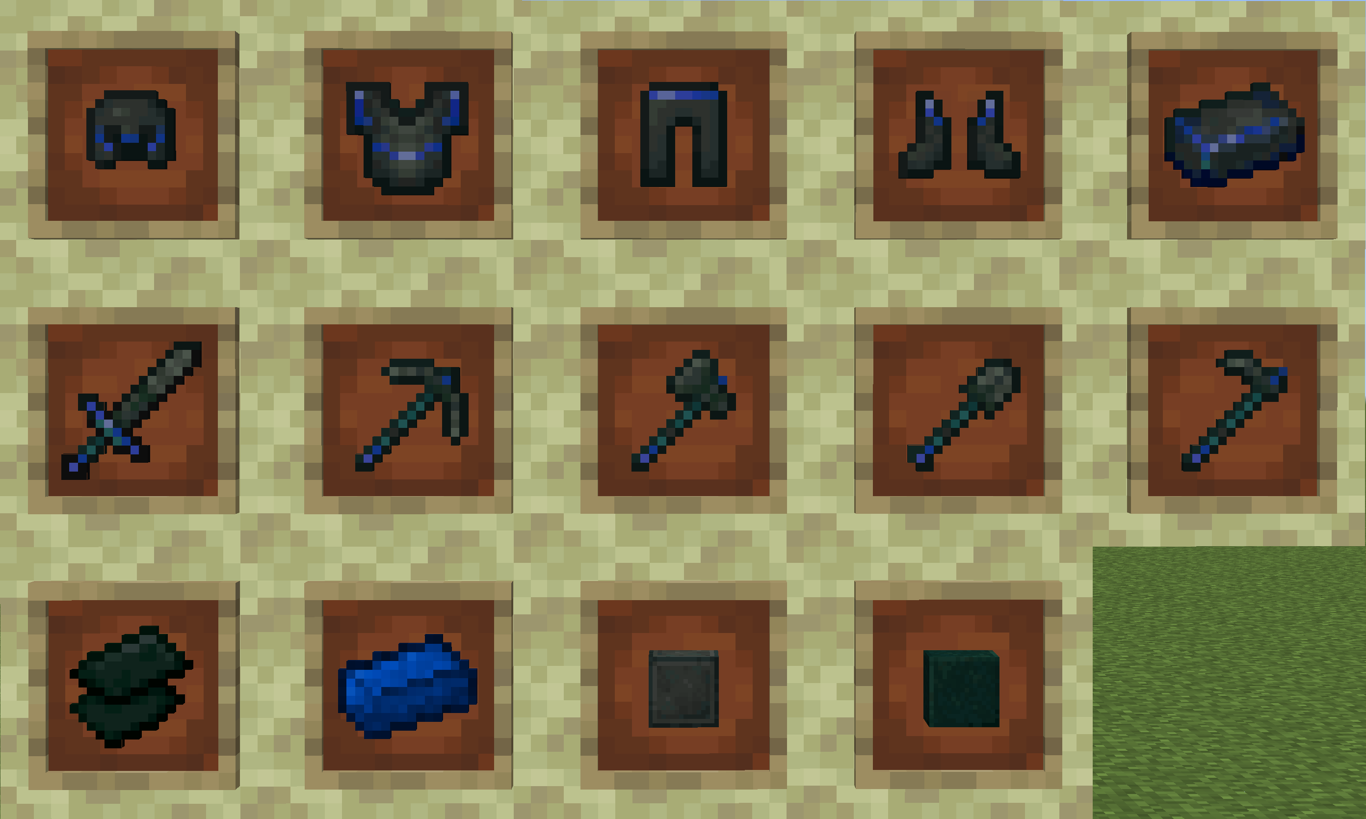 All new additions in item frames