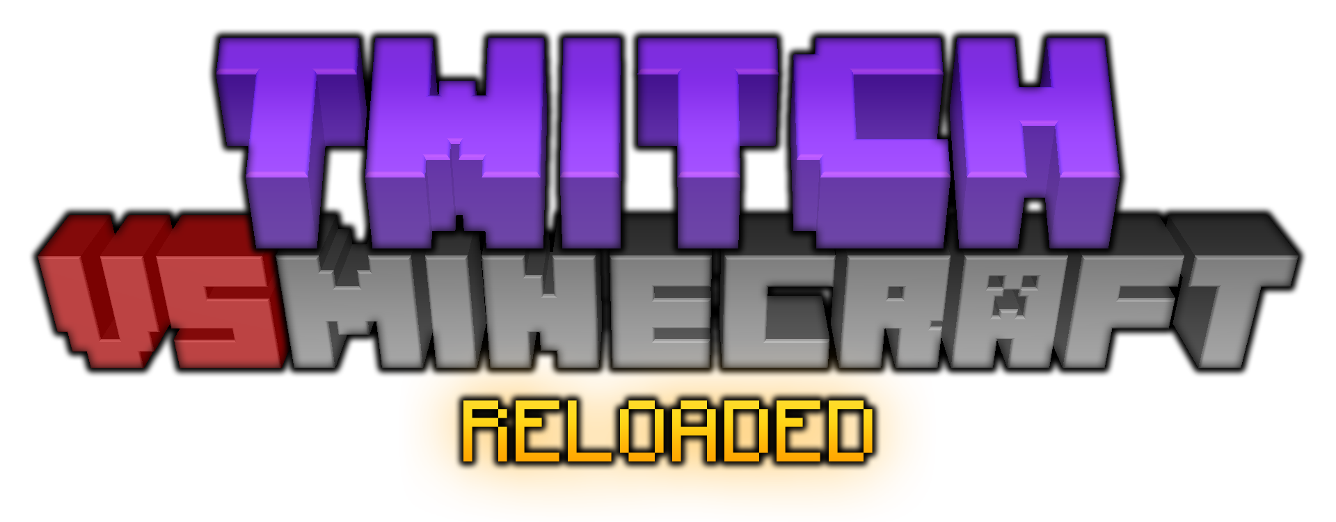 Twitch Vs Minecraft Reloaded Logo