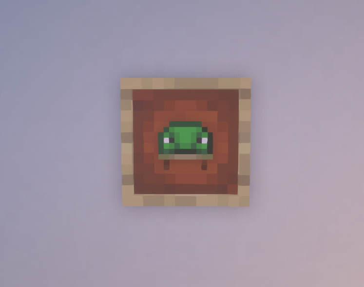 Turtle Shell on Item Frame