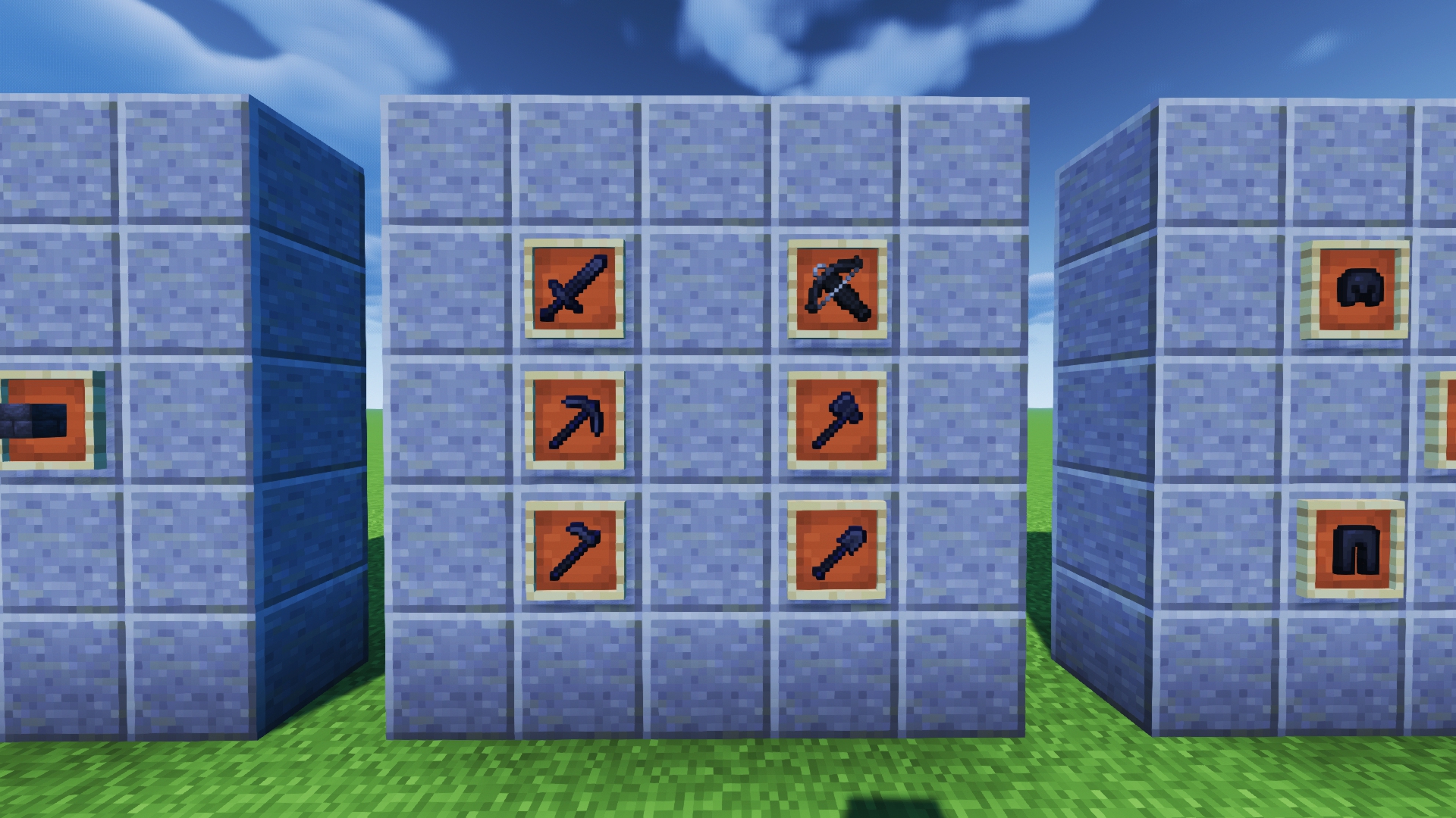 Thumbnail Craft weapons and tools in the normal way with Adamantium Ingots