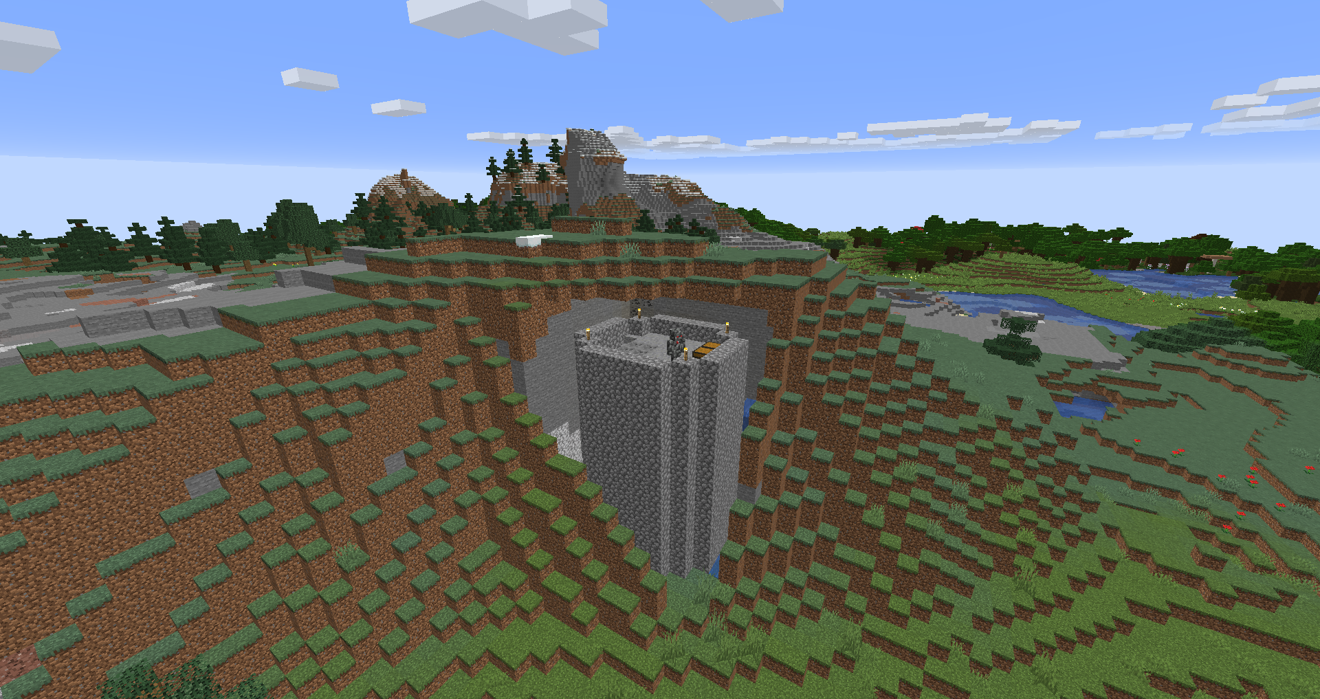 Sentinel Tower in a mountain