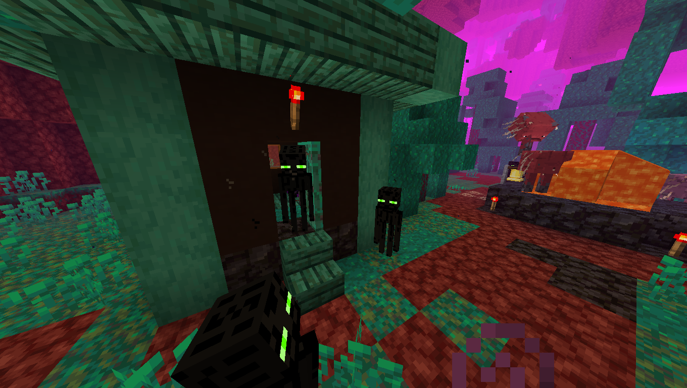 A Farlander village in the warped forest