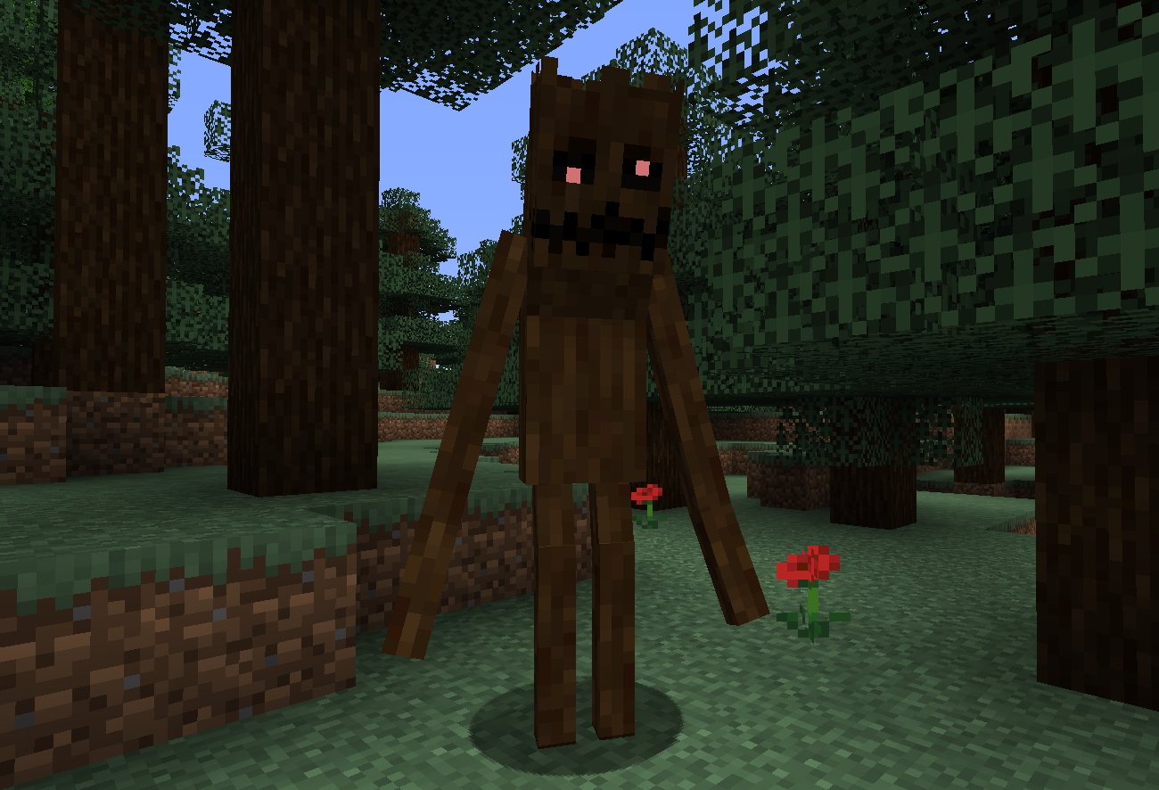 Spooky wood man