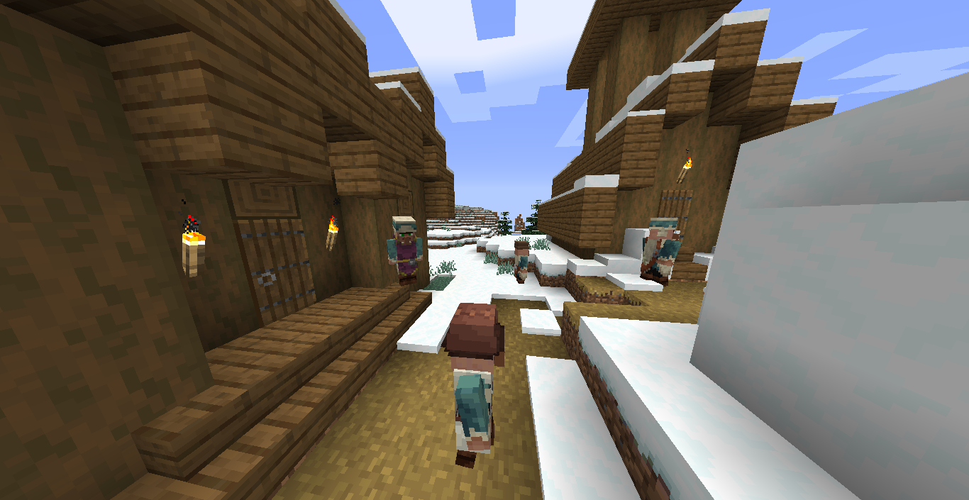 Snowy village