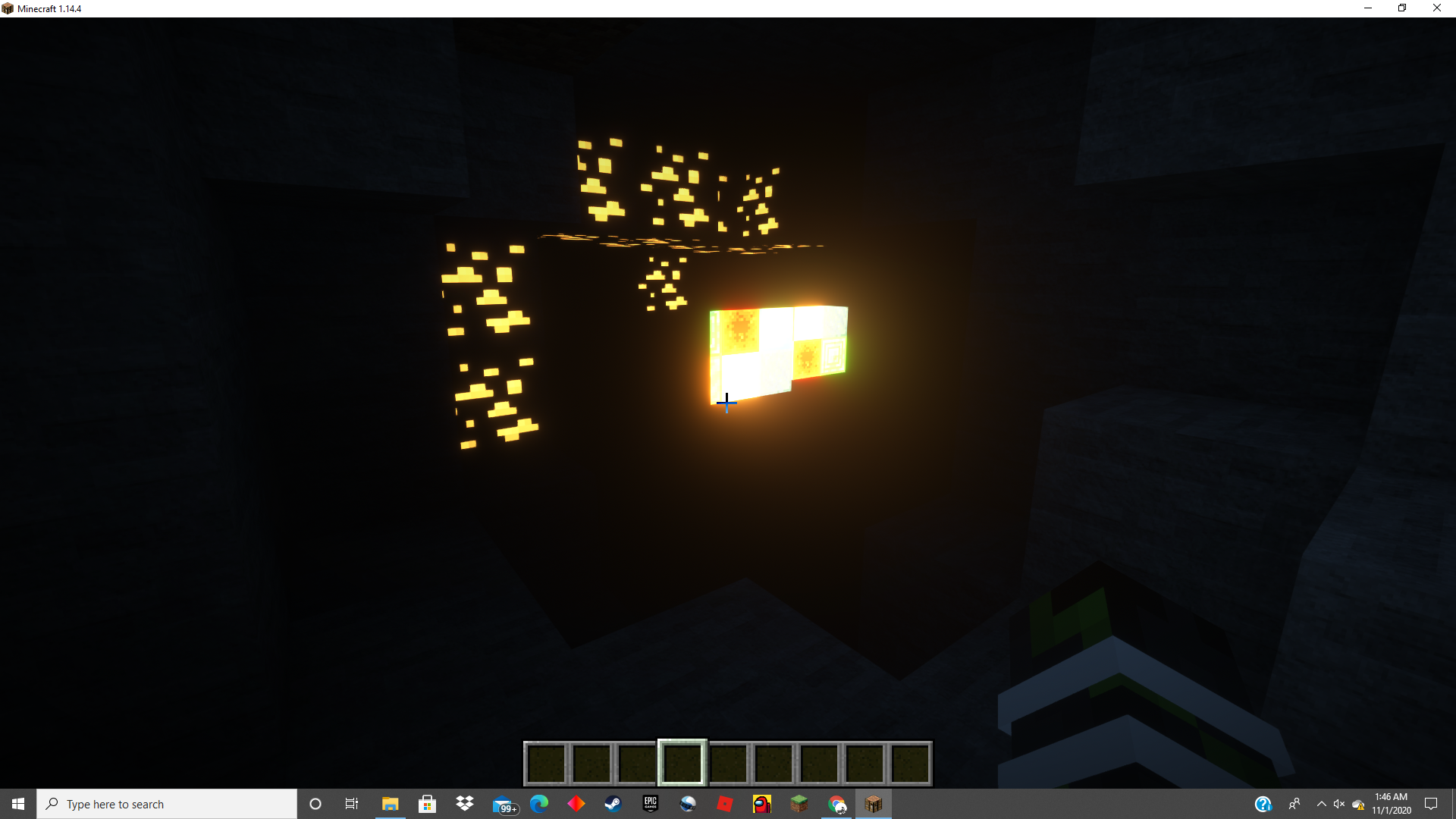 Glowing ores