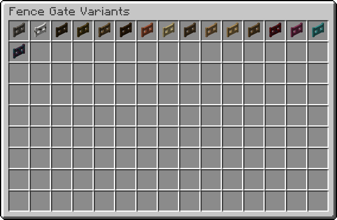 Fence Gate Variants - v0.17.*_beta