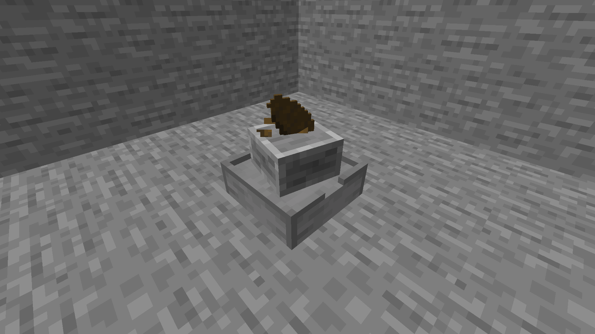 It shows the item it's milling