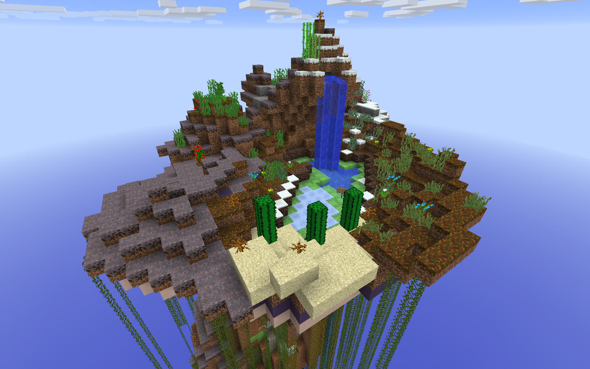 Midnight Floating Island