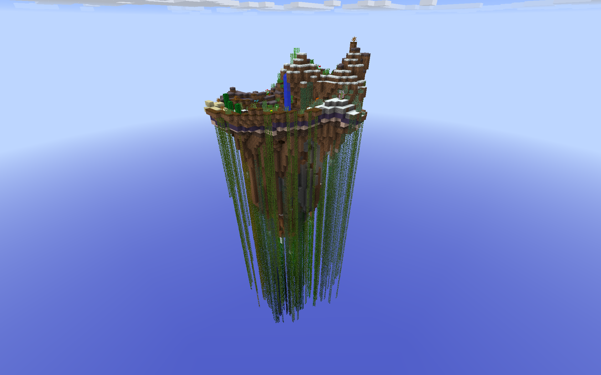 Midnight Floating Island