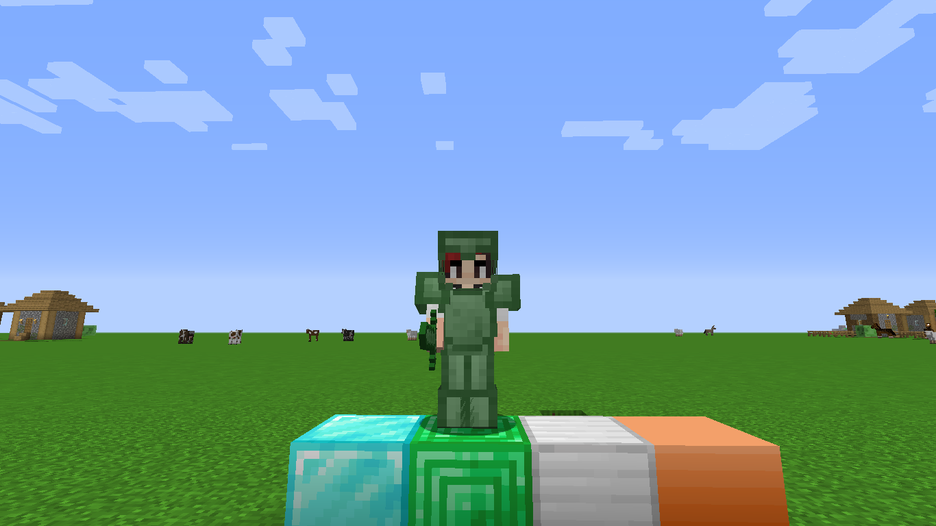 Emerald Armor and Sword