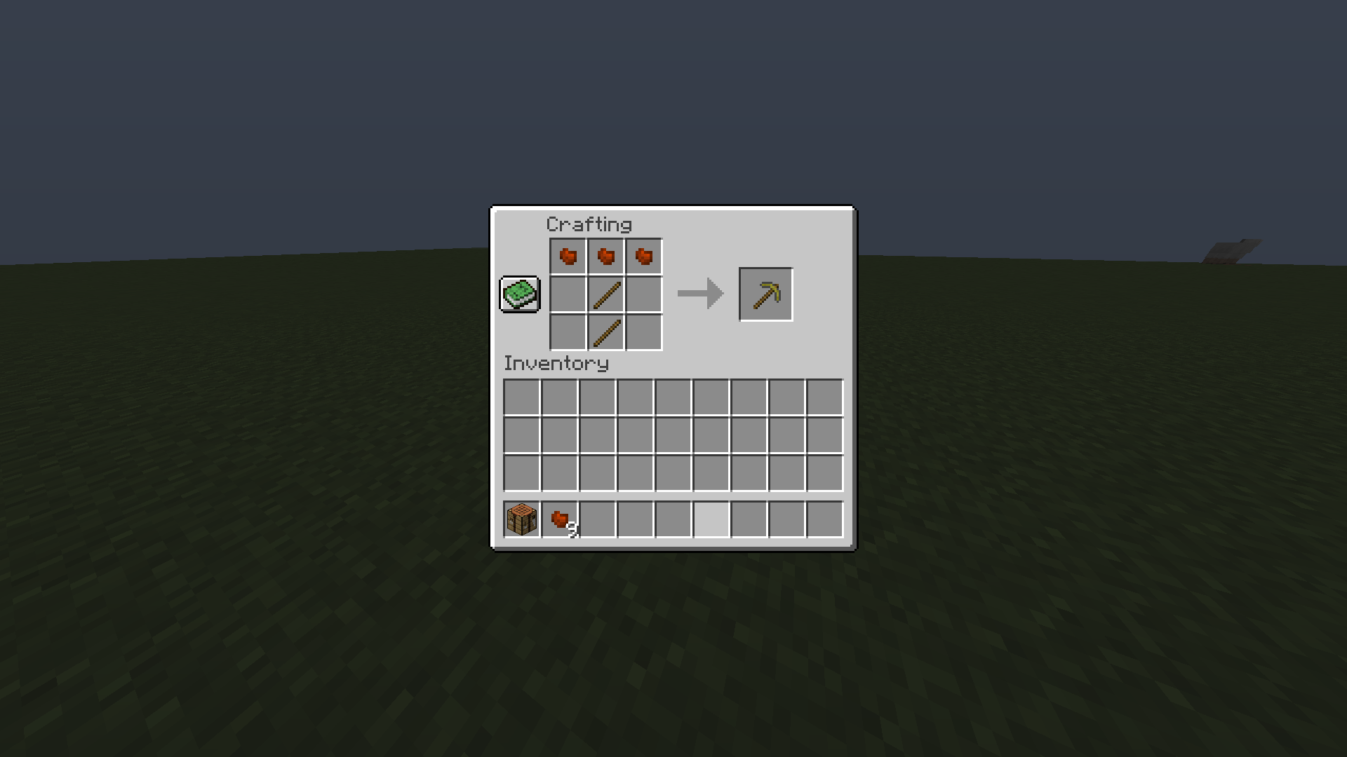 Mars Pickaxe Recipe