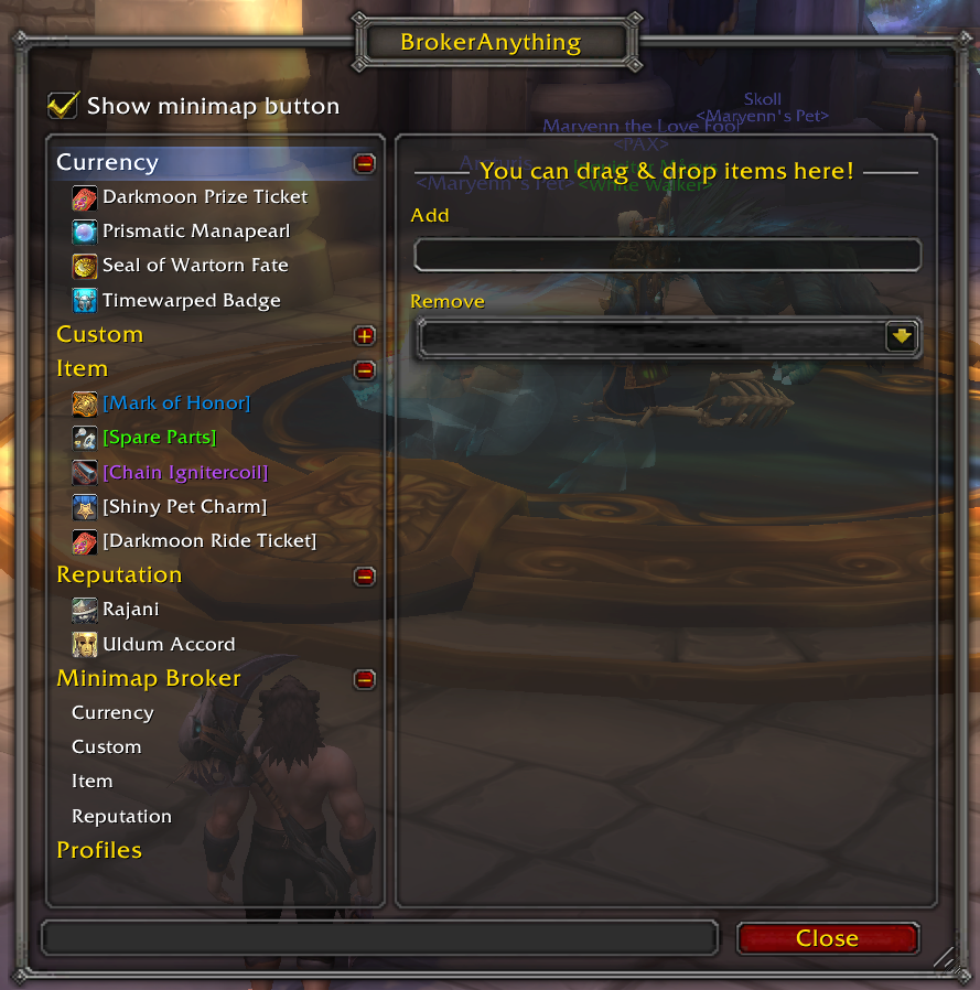 Broker Anything - World of Warcraft Addons - CurseForge