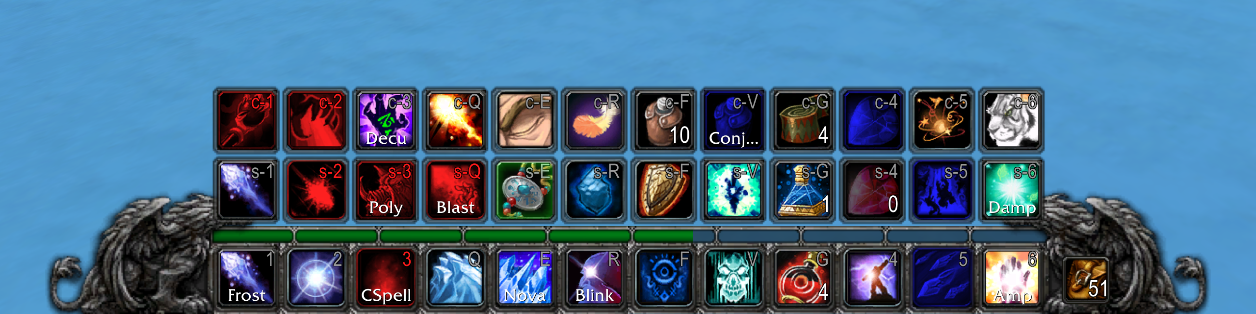 Compact Action Bar World Of Warcraft Addons Curseforge