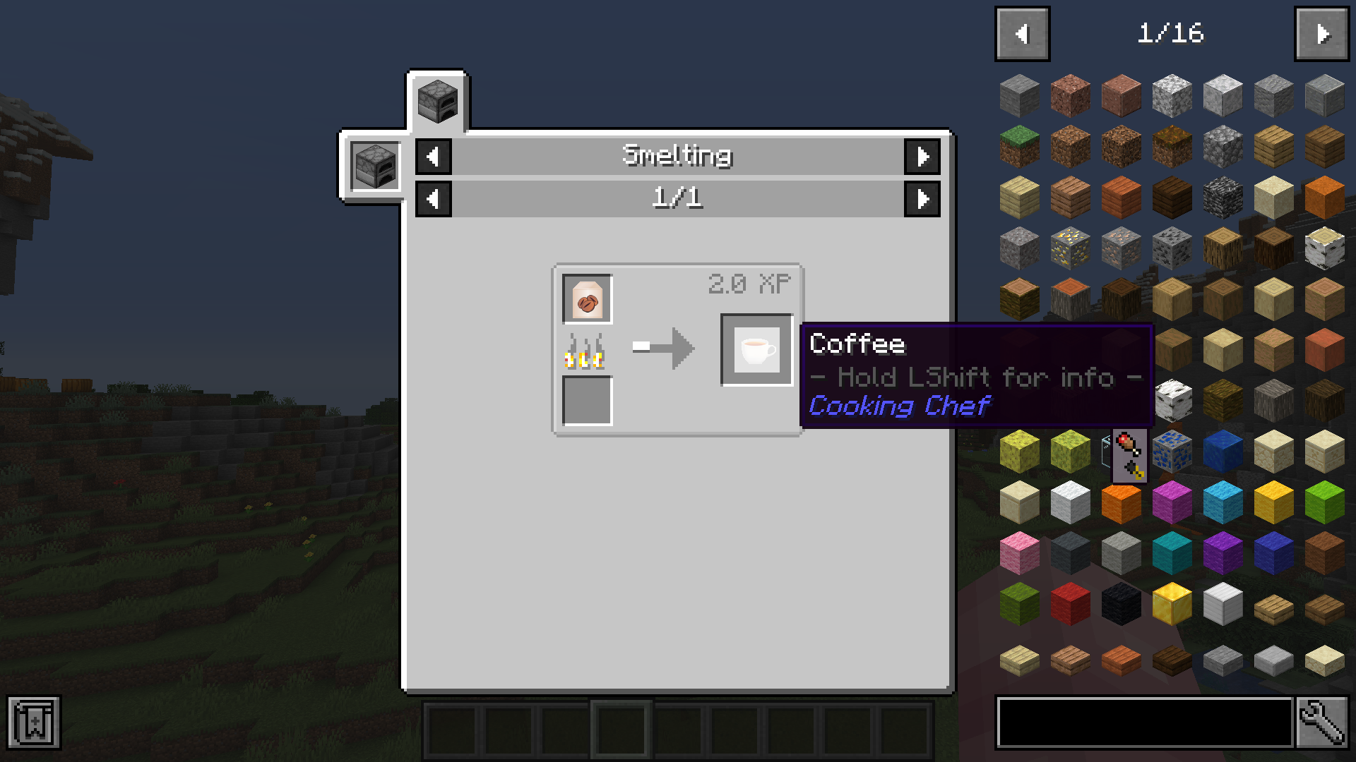 Example of Coffee Cup recipe