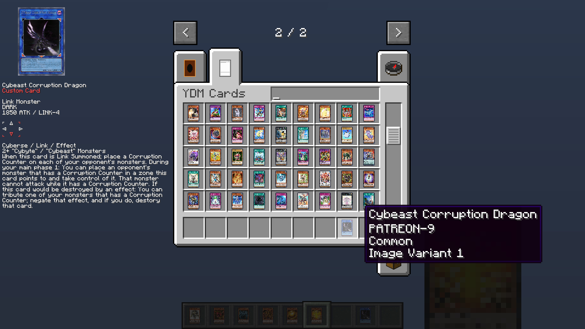 Creative Tab & Custom Card