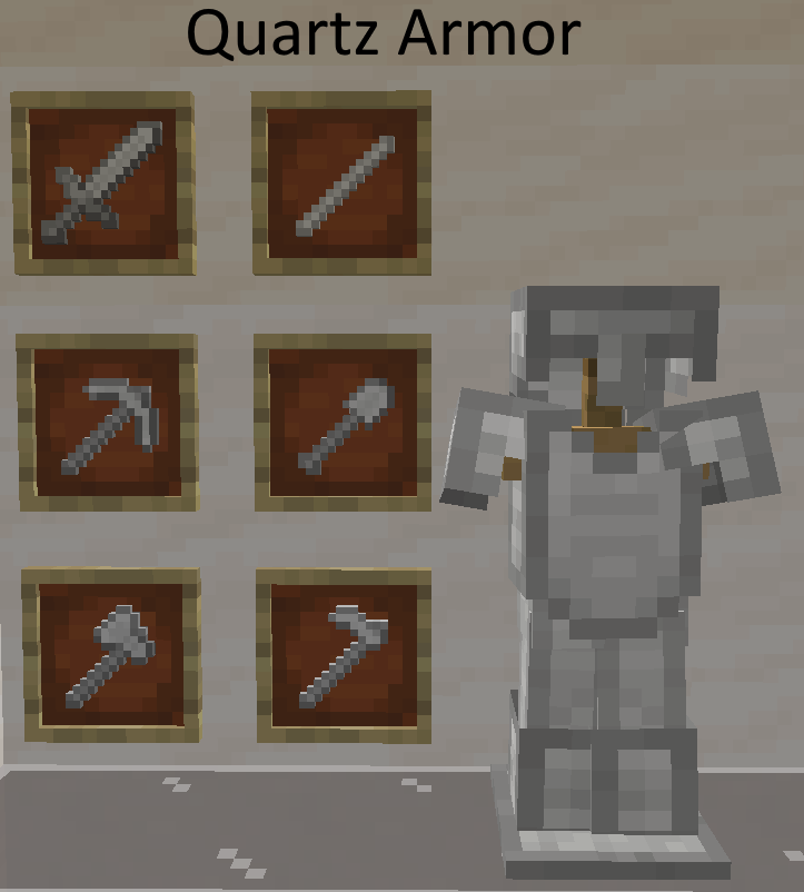 Quartz Armor And Tools