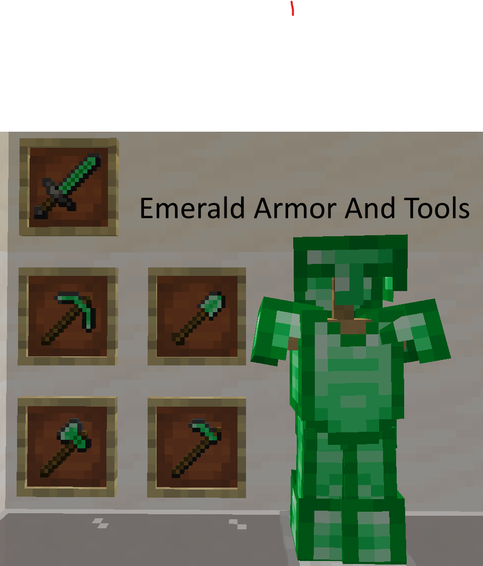 Emerald Armor And Tools