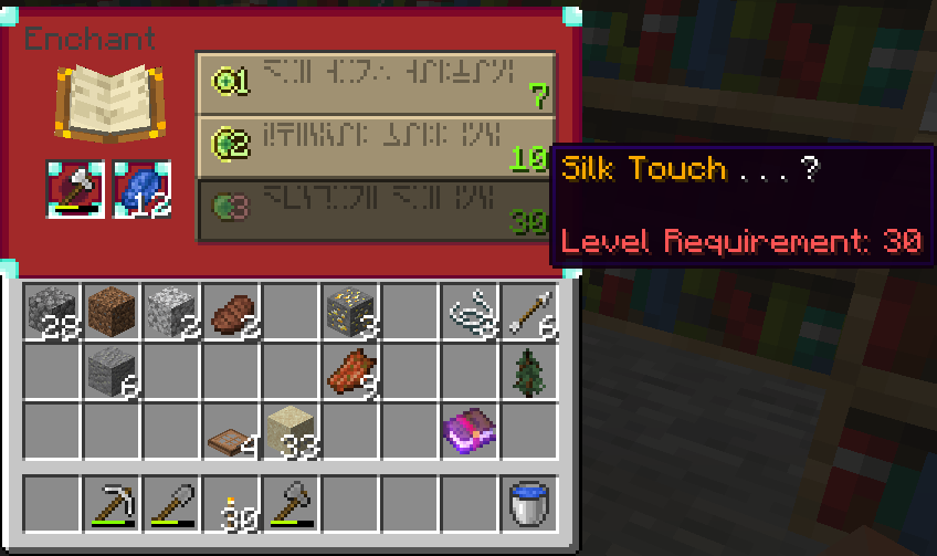 Changed Enchantment UI