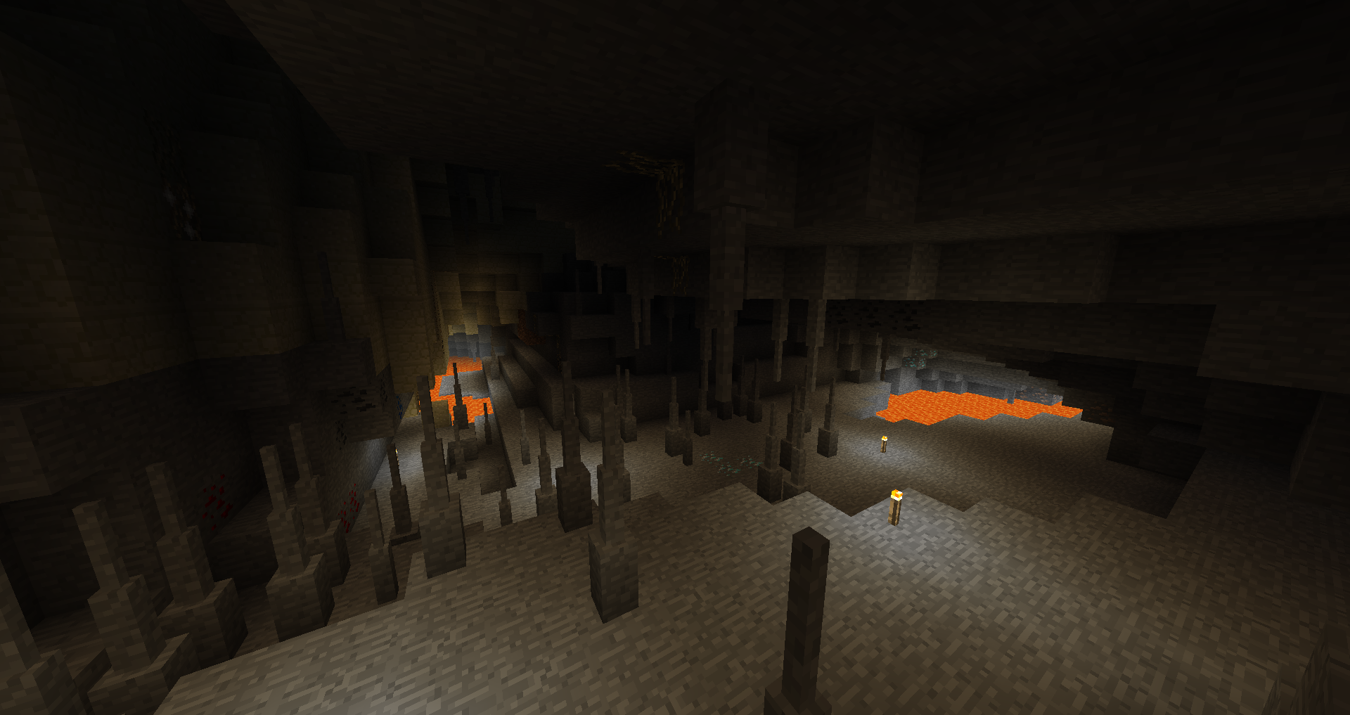 Thanks to the cave generations mods, caves are now completely overhauled.
